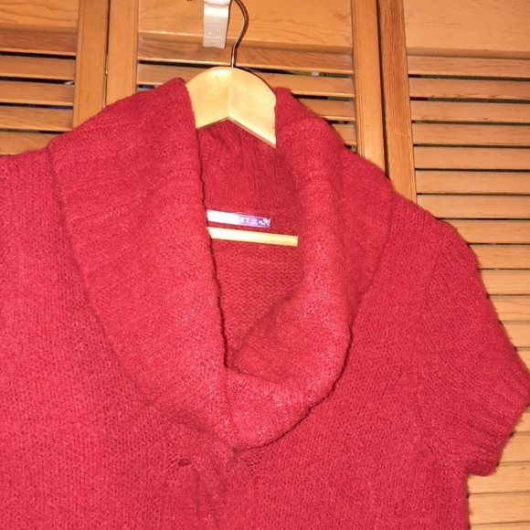 mart Set Dark Red Super Soft Turtleneck - Picture 3 of 6